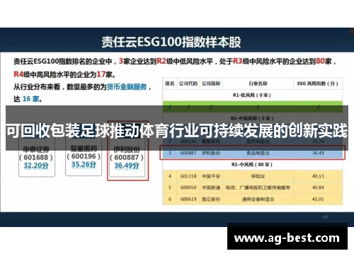 可回收包装足球推动体育行业可持续发展的创新实践